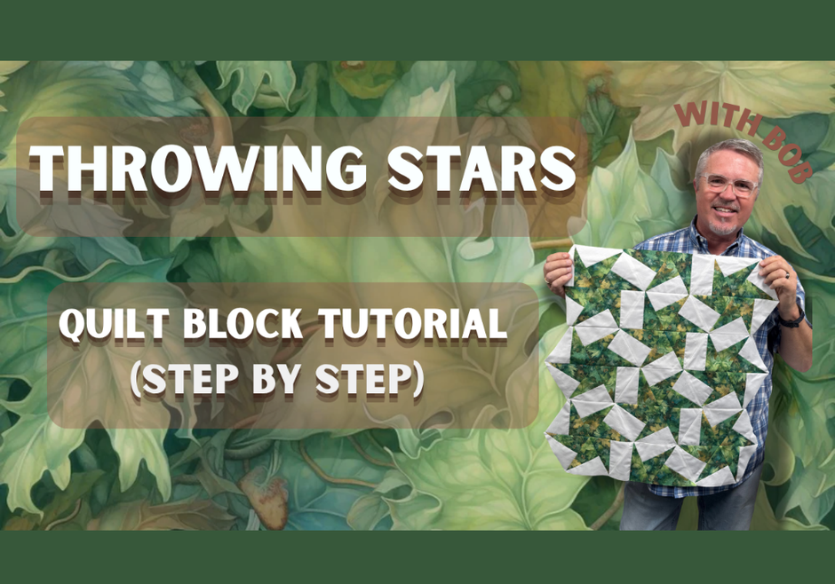 A Step-by-Step Throwing Stars Quilt Block Tutorial