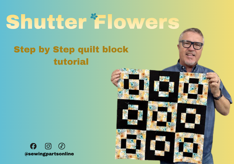 Shutter Flowers- Step by Step Tutorial