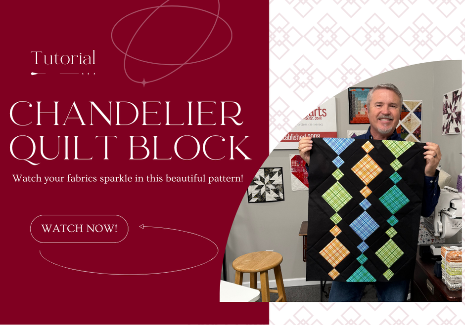 Chandelier Quilt Block Tutorial + Tips & Tricks