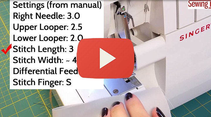 Beginner's Guide to Serging (ep 4): Overlock Stitch + Intro to Tension