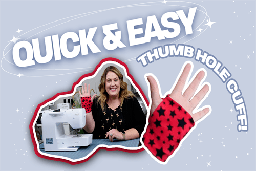 Thumbhole Cuff | A Quick AND Easy Sewing Project