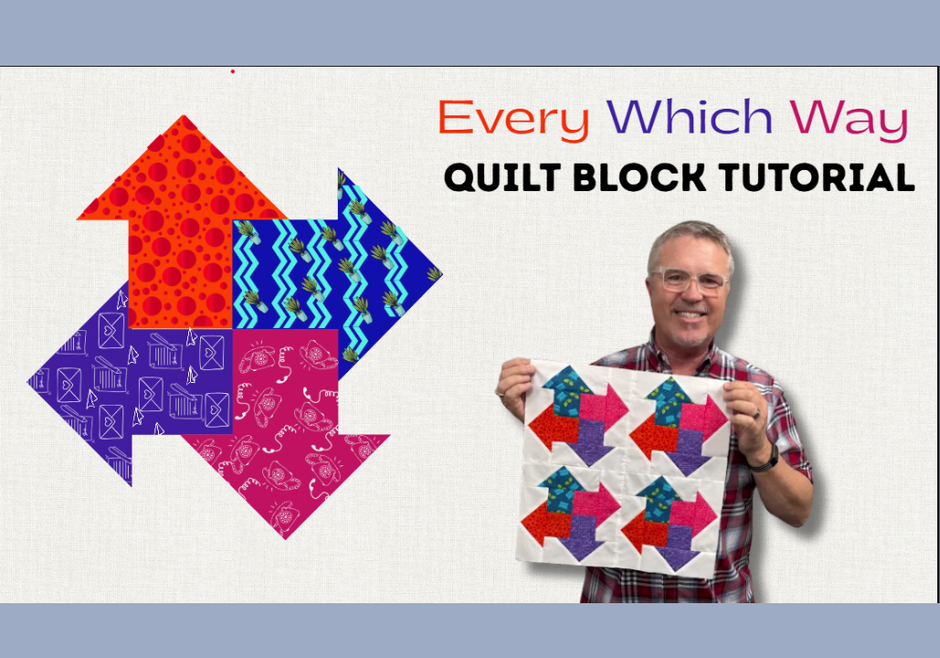 Every Which Way Quilt Block Easy Tutorial for Beginners