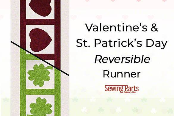 Tutorial: Reversible Valentine's and St. Patrick's Day Runner
