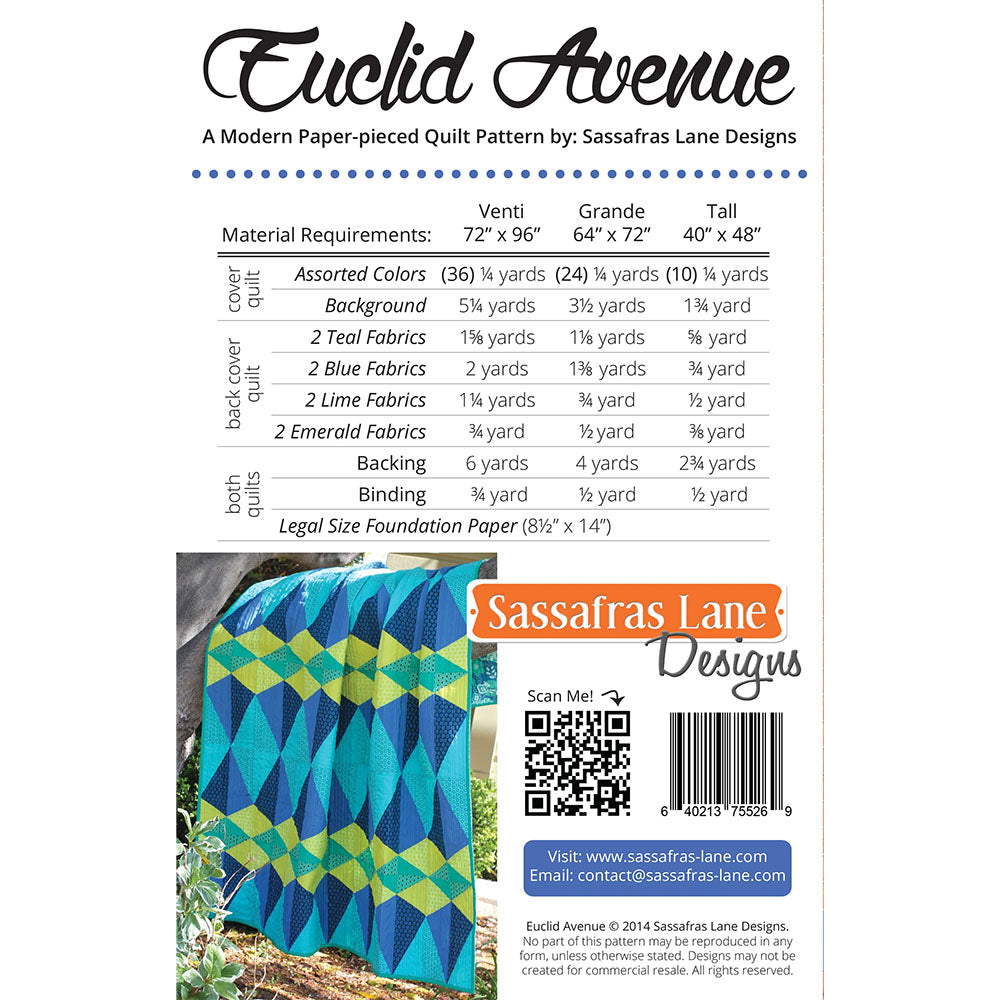 Euclid Avenue Quilt Pattern image # 104554