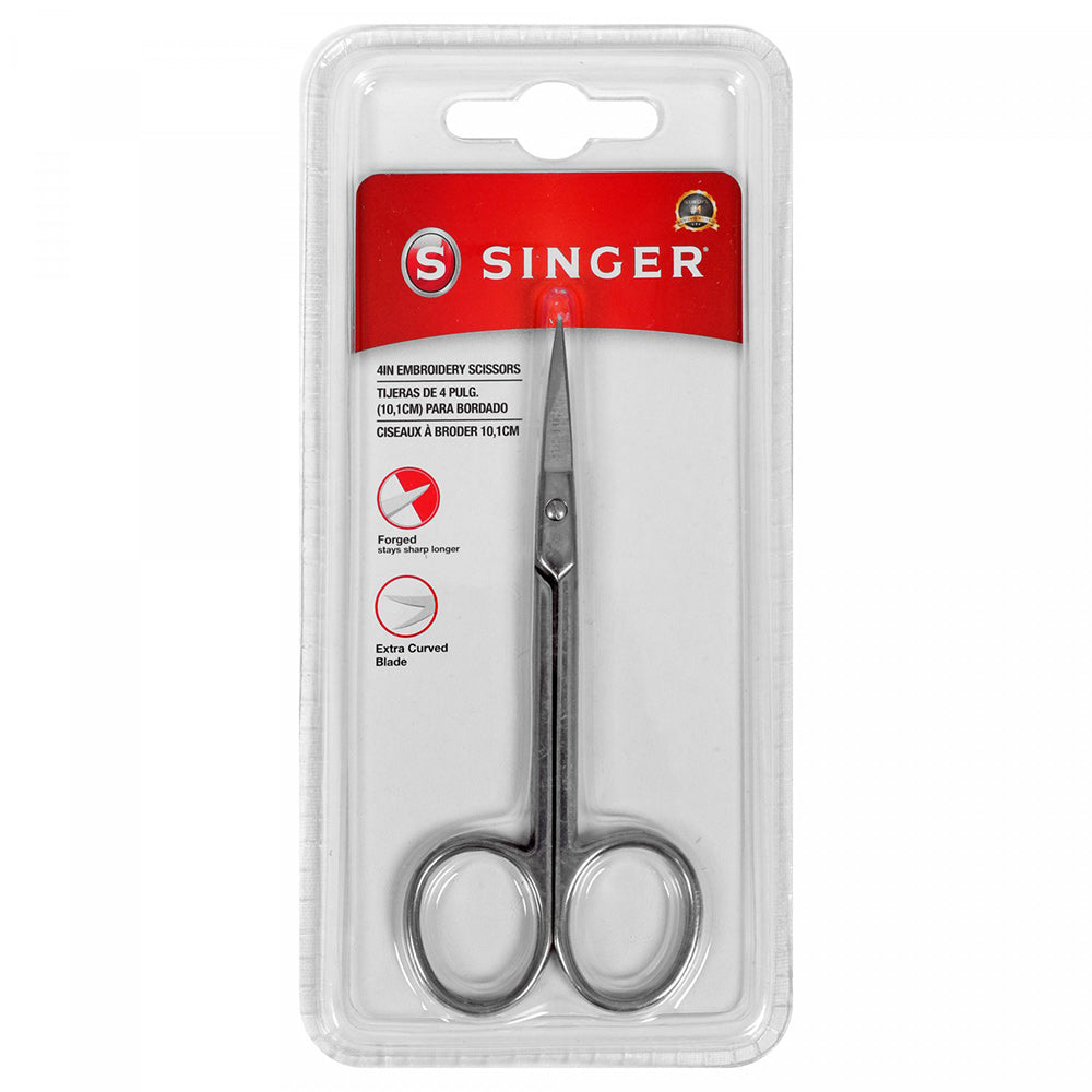 Singer Extra Curved Tip 4" Scissors image # 77163