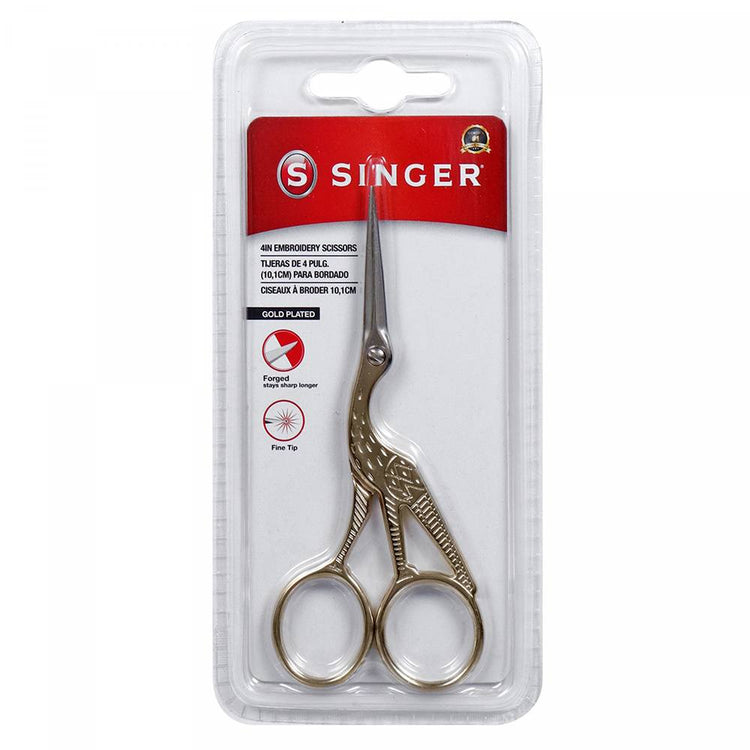 Singer Gold Stork 4-1/2" Scissors image # 77156
