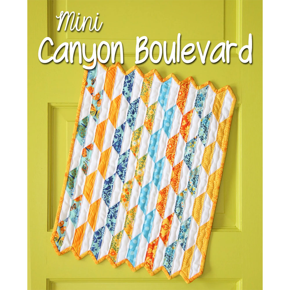 Mini Canyon Boulevard Mini Quilt Pattern image # 104072
