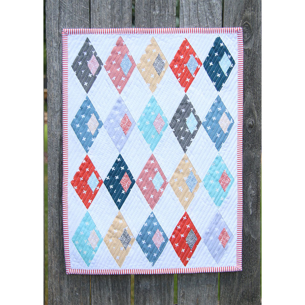 Mini Diamond Detour Mini Quilt Pattern image # 104076