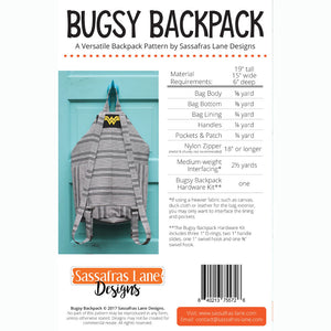 Bugsy Backpack Pattern image # 105131