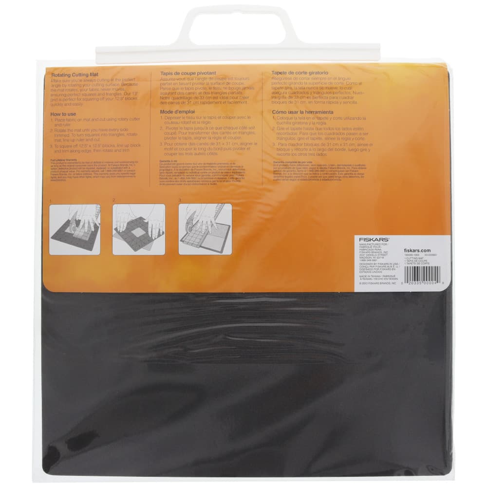 Fiskars Rotating Cutting Mat - 14" x 14" image # 93615
