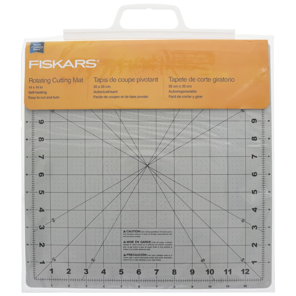 Fiskars Rotating Cutting Mat - 14" x 14" image # 93613