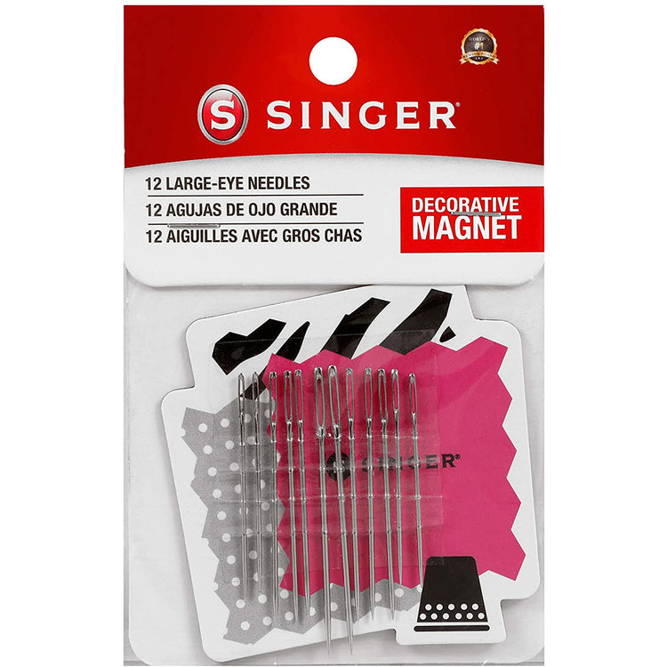 Singer, Large Eye Hand Needles with Magnetic Holder image # 73848
