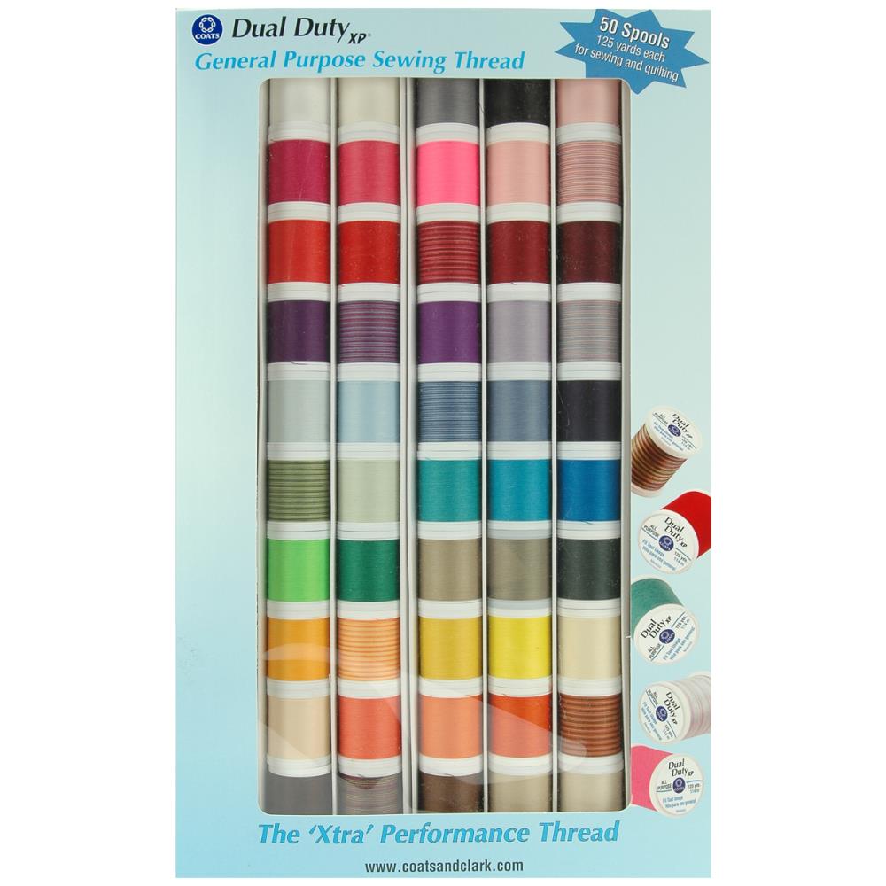 Dual Duty XP General Purpose Thread Kit, Coats & Clark (125yds) image # 42850