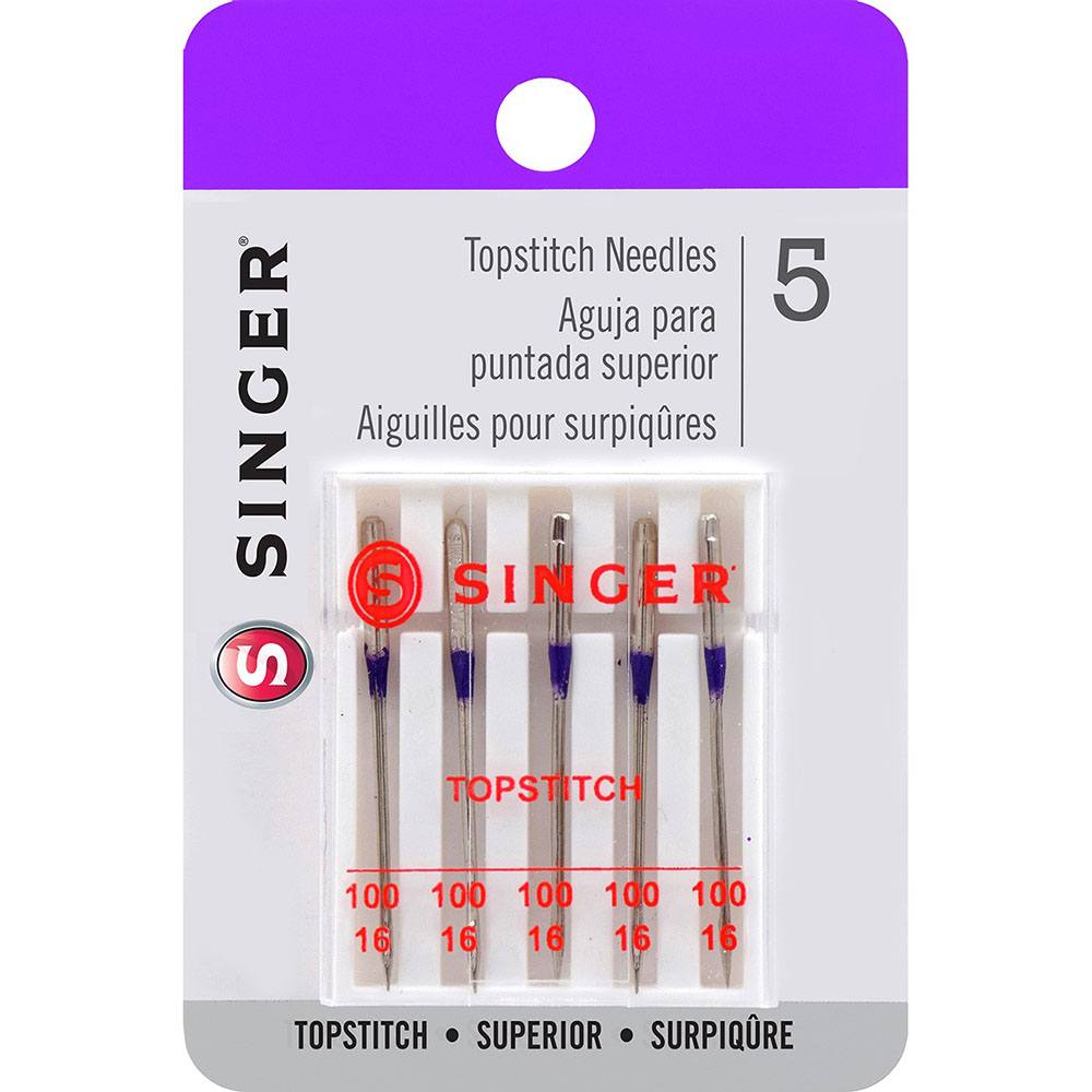 Singer Topstitch Needles (5pk) - 100/16 image # 69076