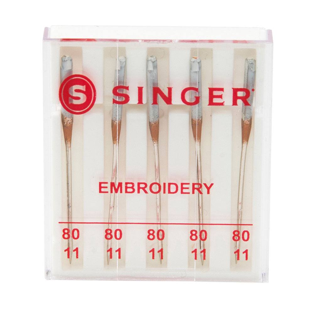 Singer Embroidery  Needles (5pk) - 80/11 image # 69107