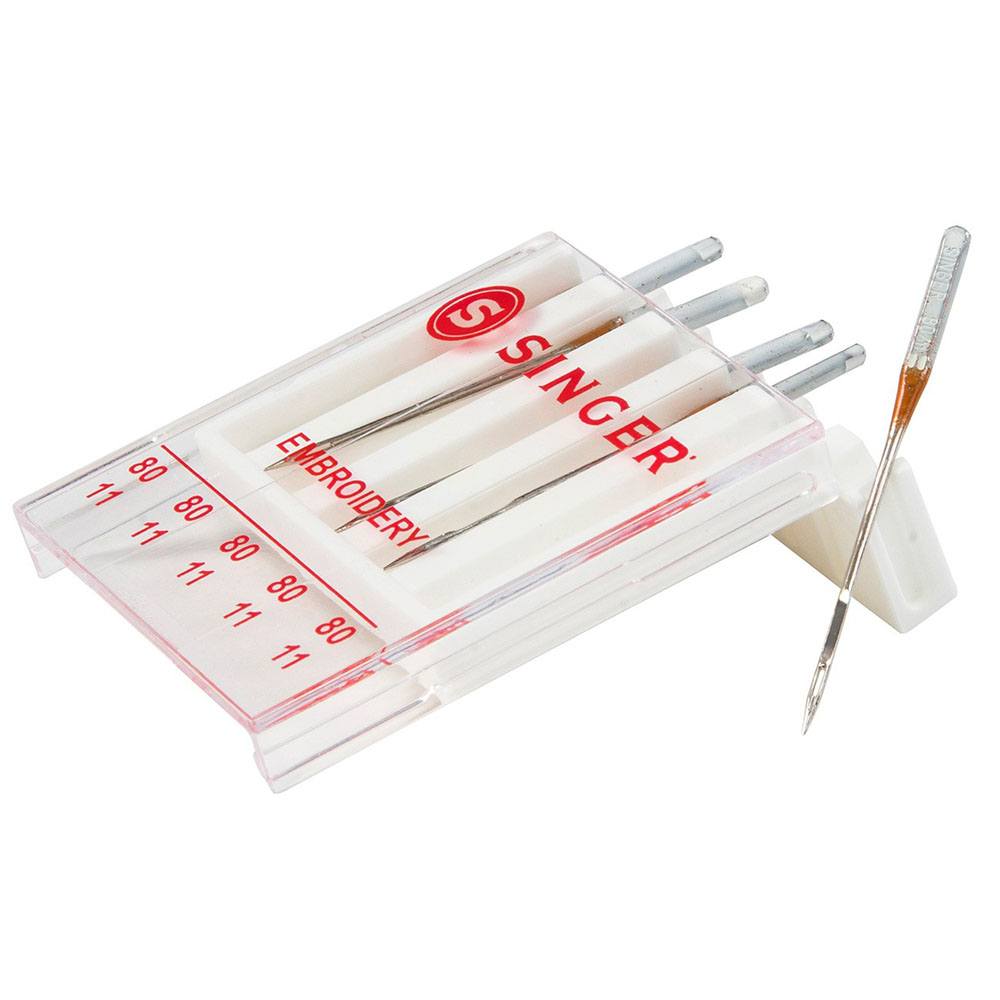 Singer Embroidery  Needles (5pk) - 80/11 image # 69109