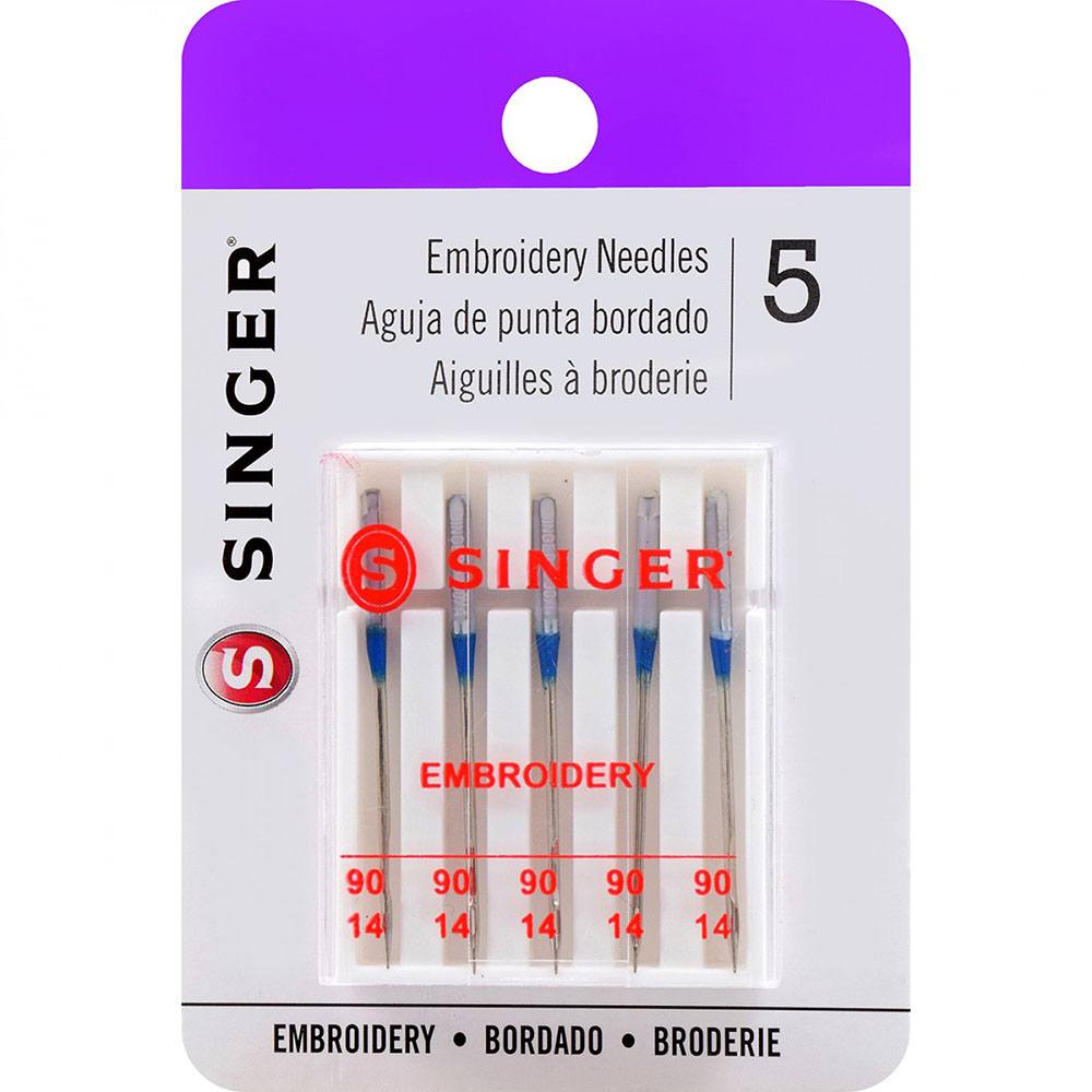 Singer Embroidery  Needles (5pk) - 90/14 image # 69125