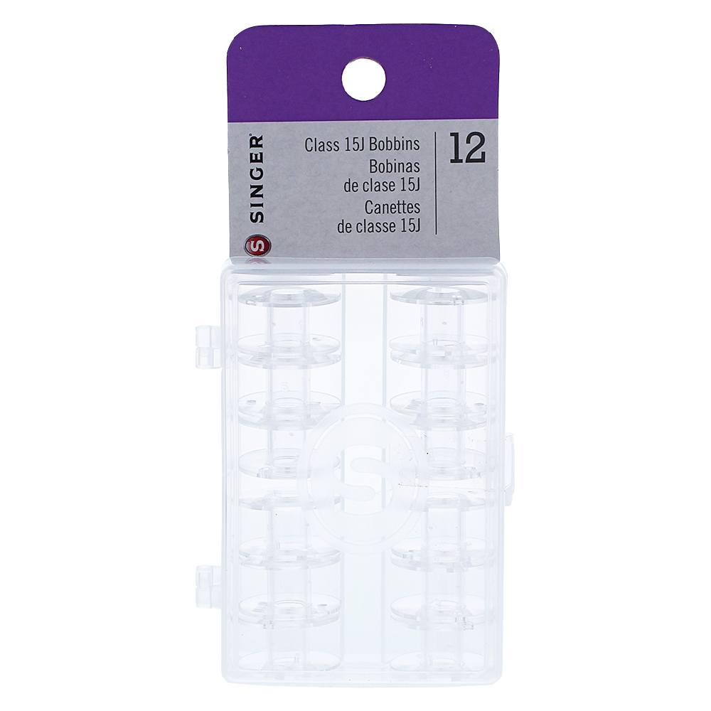 Singer, Class 15J Plastic Bobbins - 12pk image # 71083