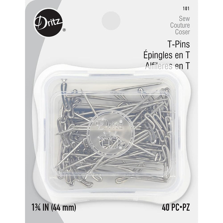 Quilter's 1 3/4" T Pins (40ct), Dritz image # 92583