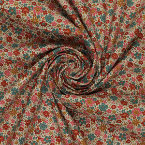 Village Life Fabric Collection - Esther Warm Cream: TIL100681-ESTHER-WARM-CREAM swirled