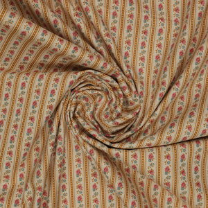 Village Life Fabric Collection - Agnes Ochre: TIL100683-AGNES-OCHRE swirled