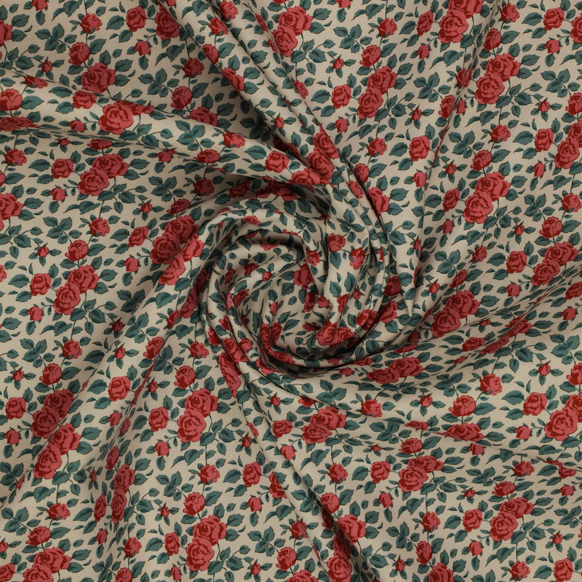 Village Life Fabric Collection - Margot Rust:  TIL100684-MARGOT-RUST swirled