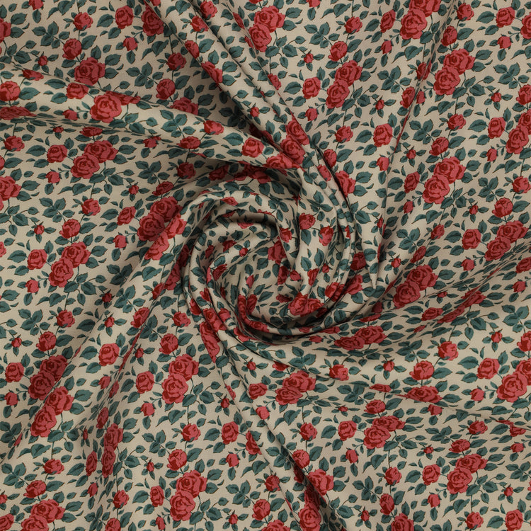 Village Life Fabric Collection - Margot Rust:  TIL100684-MARGOT-RUST swirled