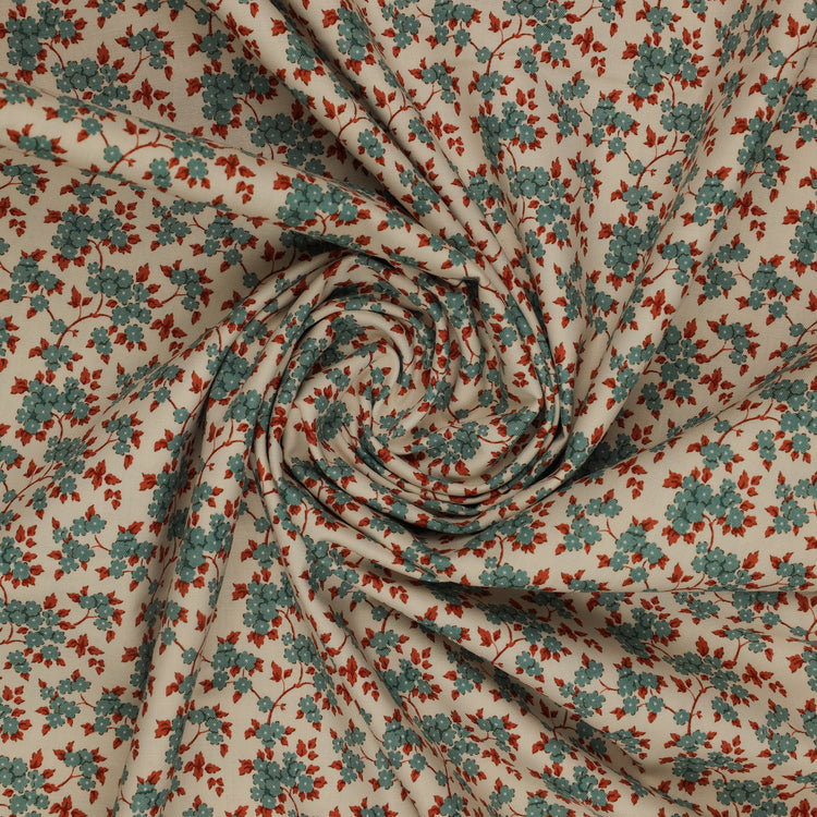 Village Life Fabric Collection - Ruth Teal: TIL100686-RUTH-TEAL swirled