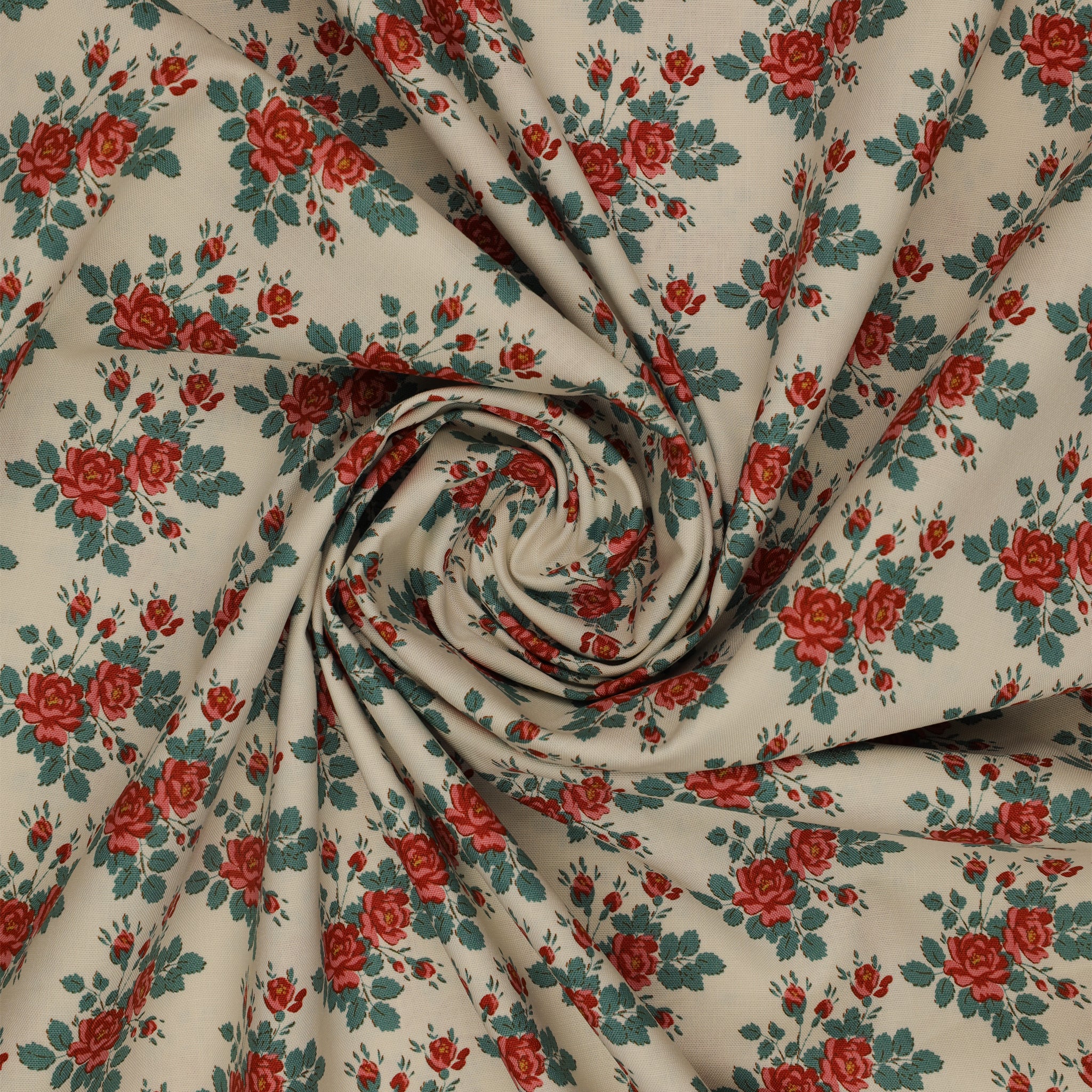 Village Life Fabric Collection - Myrtle Teal: TIL100688-MYRTLE-TEAL swirled