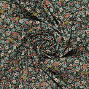 Village Life Fabric Collection - Esther Petrol: TIL100689-ESTHER-PETROL swirled