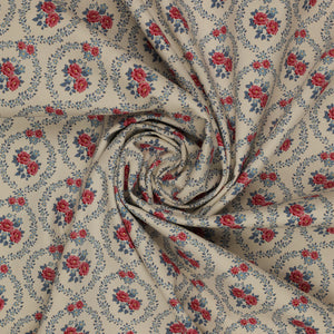 Village Life Fabric Collection - Mable Cold Cream: TIL100692-MABLE-COLD-CREAM swirled