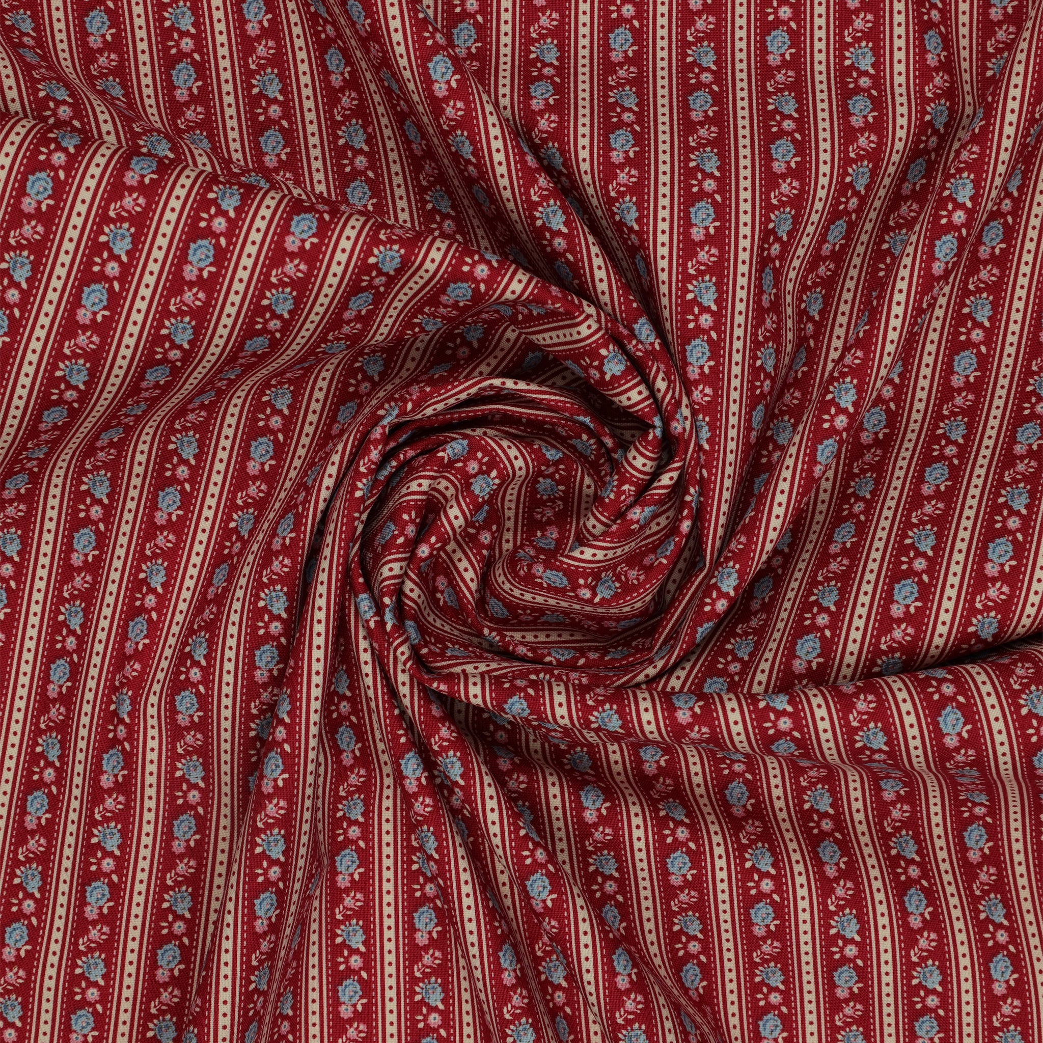 Village Life Fabric Collection - Agnes Burgundy: TIL100693-AGNES-BURGUNDY swirled