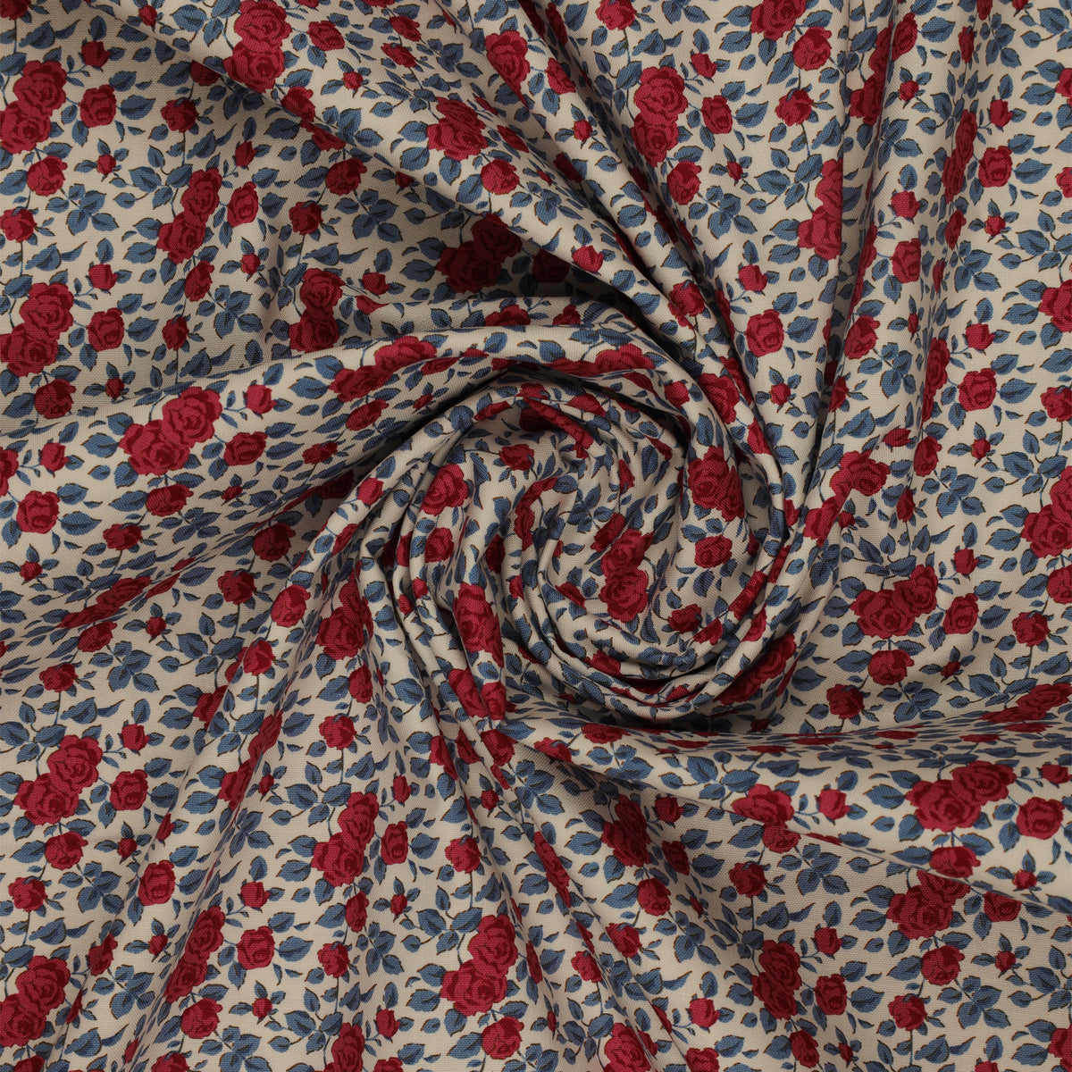 Village Life Fabric Collection - Margot Burgundy: TIL100694-MARGOT-BURGUNDY swirled