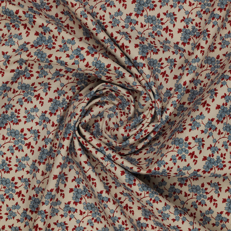 Village Life Fabric Collection - Ruth Blue: TIL100696-RUTH-BLUE swirled
