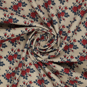 Village Life Fabric Collection - Myrtle Blue: TIL100698-MYRTLE-BLUE swirled