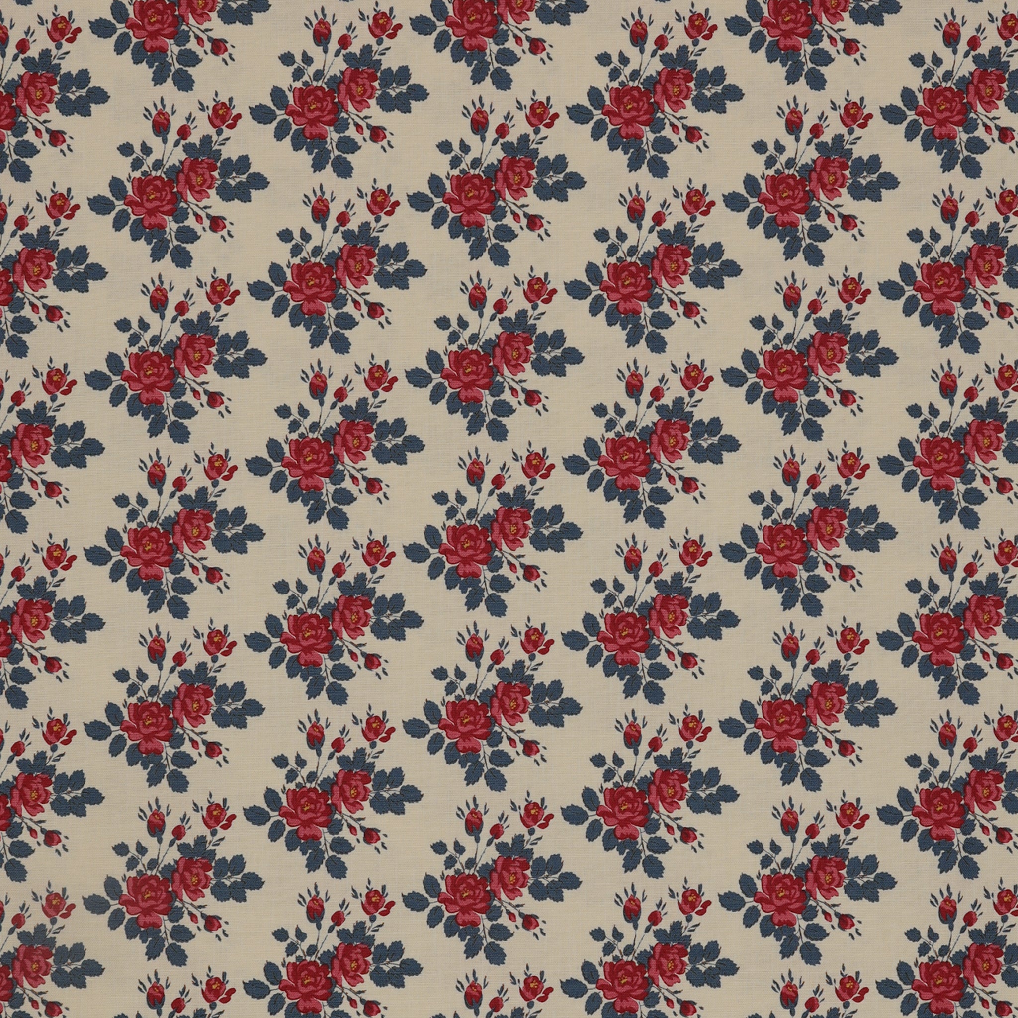 Village Life Fabric Collection - Myrtle Blue: TIL100698-MYRTLE-BLUE with ruler for size