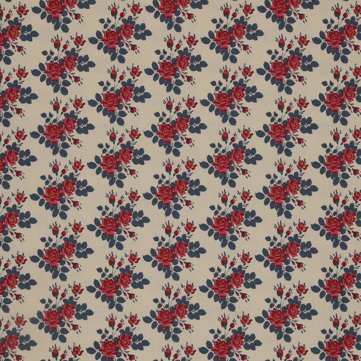 Village Life Fabric Collection - Myrtle Blue: TIL100698-MYRTLE-BLUE with ruler for size