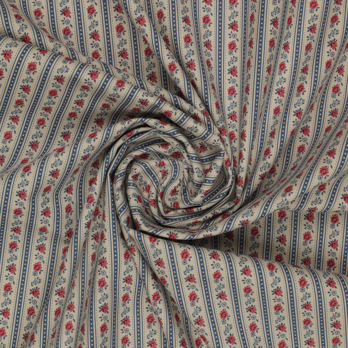 Village Life Fabric Collection - Agnes Blue: TIL100700-AGNES-BLUE swirled