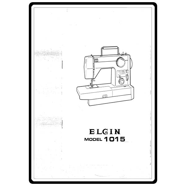 Service Manual, Pfaff 1015 image # 4106