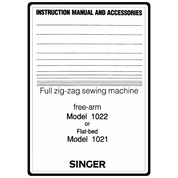Service Manual, Pfaff 1022 image # 4114