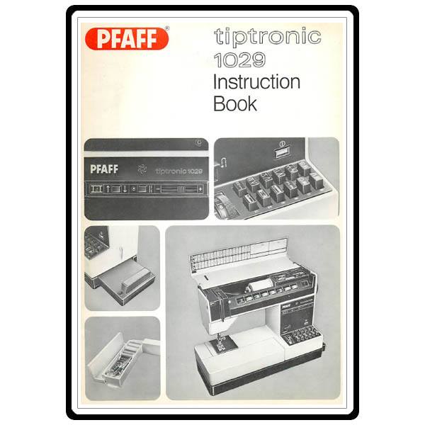 Service Manual, Pfaff 1029 image # 4117
