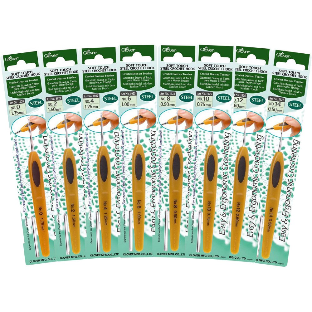 Clover, Soft Touch Steel Crochet Hook image # 88836