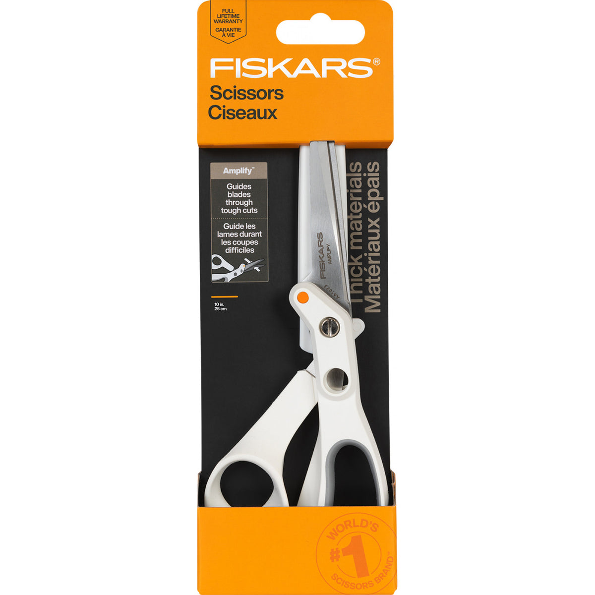 Fiskars Razor Edges Fiskars Amplify Razor Edge Mixed Media Shears 10
