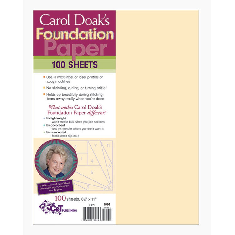 Carol Doak's Foundation Paper - 100pk image # 45461