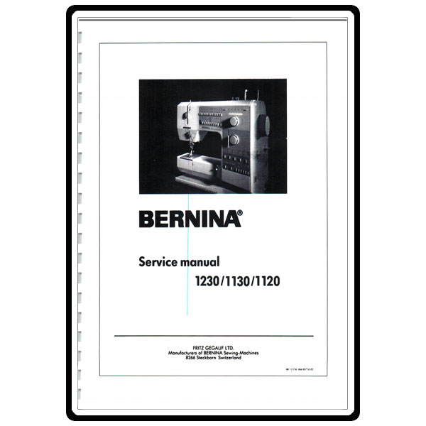 Service Manual, Bernina (Bernette) 1120 image # 12733