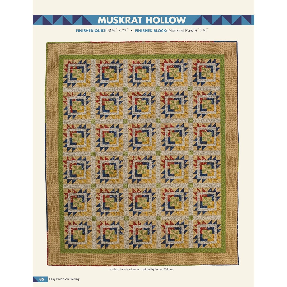 Easy Precision Piecing Quilt Book image # 56144
