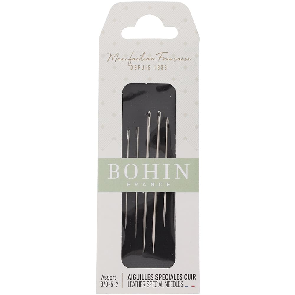 Bohin Leather Needles 6pk - Assorted Sizes image # 86359