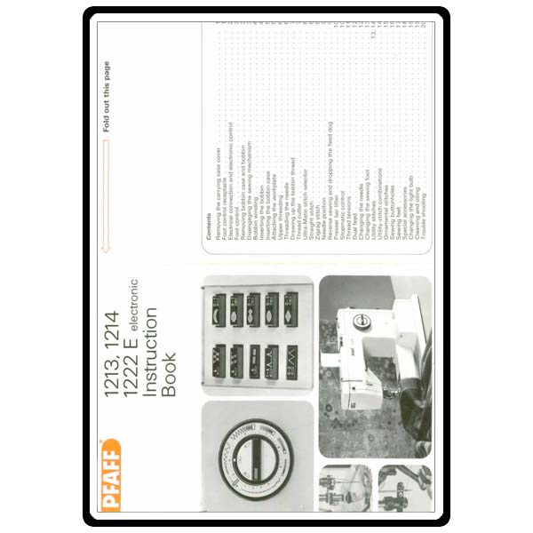 Service Manual, Pfaff 1214 image # 4188