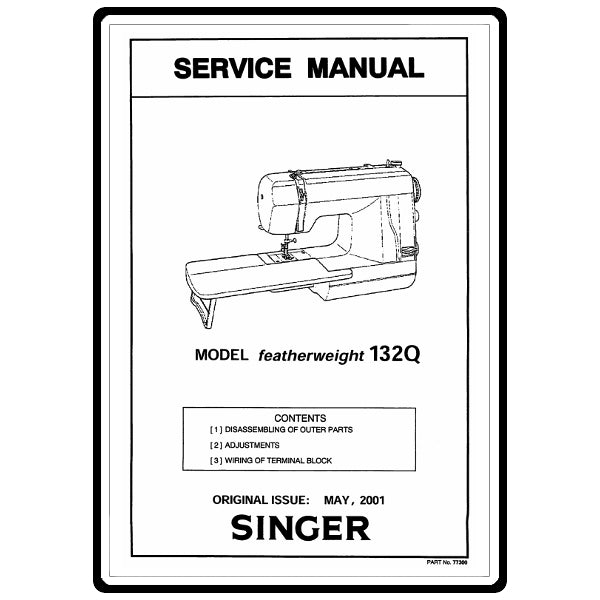 Service Manual, Singer 132Q image # 4196