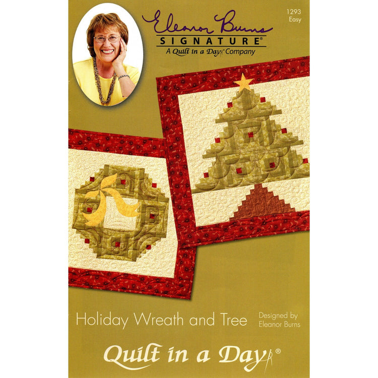Holiday Wreath and Tree Pattern Eleanor Burns Quilt in a Day image # 35880